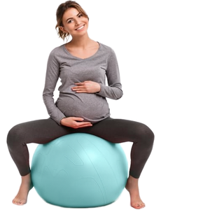 Ballon de grossesse et d'accouchement en PVC extra épais, ballon de yoga et de massage pour la maternité, anti-éclatement, antidérapant, stabilité 440LB - Product Image 1