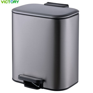 Cubo de Basura de Acero Inoxidable para Cocina con Pedal, 6/8/12/16/20/30L, con Cubo Interior Extraíble para Almacenamiento de Residuos - Product Image 1