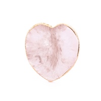 En gros Coeur Forme Maquillage Dessin Couleur Peinture Ongles Plateau Résine Ongles Conseils Couleur Affichage Palette Avec Or Encadreur