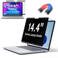 Pelindung Layar Laptop Grosir Tanpa Bingkai Anti Silau Film PET Anti Glare MacBook 13 14 15 16 inci Filter Monitor Magnetik