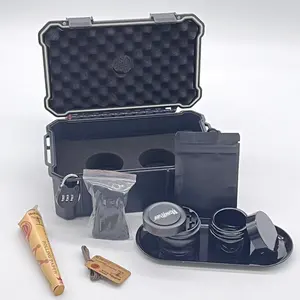 New Design Luxury Smoking Accessories ABS Material Stash Box Combo Waterproof and Smell-Proof for Travel