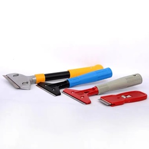 4 inç 10 ince çelik değiştirilebilir bıçak kafa çimento epoksi kauçuk fayans duvar kağıdı zemin cam pencere bıçak kürek kazıyıcı - Product Image 5