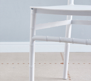 Silla Chiavari Blanca Dorada con Cojín para Bodas, Eventos, Banquetes, Hoteles, en Venta al Por Mayor - Product Image 6