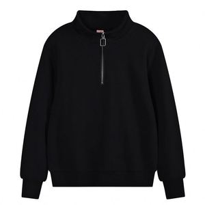 เสื้อสเวตเชิ้ตแขนยาวทรงหลวมสำหรับผู้ชาย ผ้าฝ้าย/ใยไผ่ 370 กรัม ทอแบบเป็นมิตรต่อสิ่งแวดล้อม เหมาะสำหรับใส่ในฤดูหนาว มีกระเป๋าเสื้อ สไตล์สตรีทแวร์ - Product Image 1
