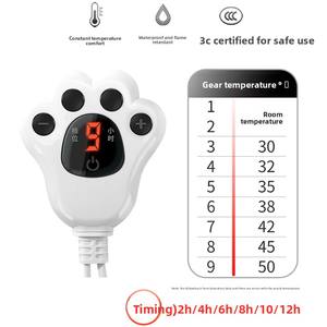 Waterdicht Huisdier Elektrische Deken Verwarmingskussen Voor Katten En Honden Doek Materiaal Klein Formaat Elektrische Deken Huisdier Benodigdheden - Product Image 4