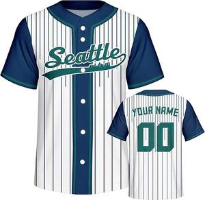 Tontons เสื้อเจอร์ซีย์เบสบอลแห้งเร็วระบายอากาศได้ดีพิมพ์โลโก้ได้ตามต้องการพร้อมชื่อทีม - Product Image 6