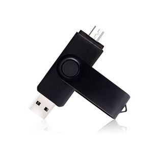 แฟลชไดรฟ์ USB 2.0 แบบ Type C ความจุ 64GB/128GB ชิปแฟลชเกรด A ดีไซน์โลหะหมุนได้ รับประกัน 2 ปี สำหรับโทรศัพท์มือถือ - Product Image 1