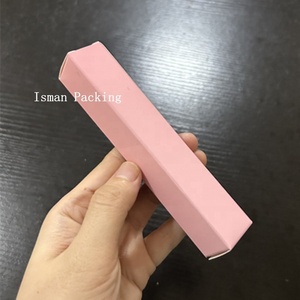 Caja Plegable para Brillo Labial ISMAN, 21*121mm, Rosa, Blanco, Negro, Papel Holográfico, Empaquetado al por Mayor, Marca Privada, Fábrica Profesional - Product Image 4