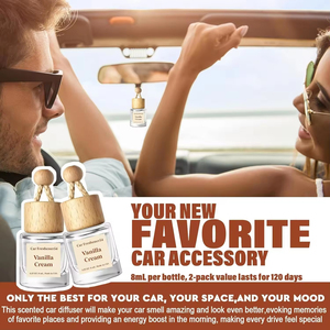 Diffuseur d'arômes pour voiture 10 ml multi-saveurs, désodorisant suspendu pour l'intérieur du véhicule - Offre Spéciale - Product Image 4