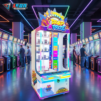 Machine de jeu à prix à monnayeur en acier inoxydable et plastique, version anglaise, pour centres commerciaux et lieux de divertissement