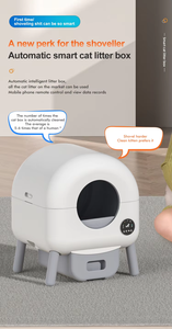 OKKPETS Neues Design Smart Automatic No Noise APP WIFI Touch Control Ti Intelligente elektrische selbst reinigende Katzen toilette - Product Image 6