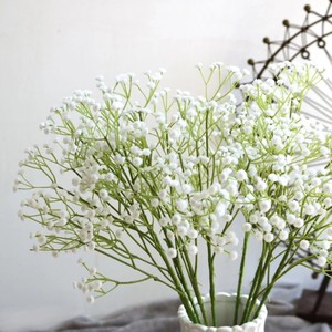 Chất Lượng Cao Giá Rẻ Nhất Bất Động Cảm Ứng Màu Xanh Đậm Màu Đỏ Nhân Tạo Trang Trí Hoa Cây Trẻ Sơ Sinh Hơi Thở Thực Tế Rết - Product Image 6