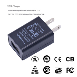 ABS + PC <span class=keywords><strong>Micro</strong></span> <span class=keywords><strong>USB</strong></span> 5W OEM Chargeur mural d'usine <span class=keywords><strong>5V</strong></span> <span class=keywords><strong>1A</strong></span> Home Travel <span class=keywords><strong>USB</strong></span> Power Supply 100-240V pour UL Approved WPS OTP US American Plu - Product Image 3