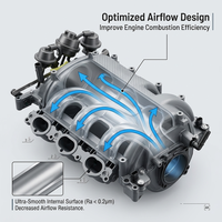 HEMILA Suku Cadang Kendaraan Grosir 2721402401 2721402201 2721402101 Manifold Intake Perak Kompatibel dengan Mesin Mercedes-Benz M272