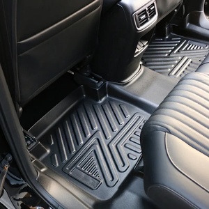 Luxury TPE Car <b>Interior</b> <b>Accessories</b> Front Rear Full Set Car Floor Mats Set Anti Slip 5D Car Mats for Toyota HIACE 2015-2018 - Product Image 4