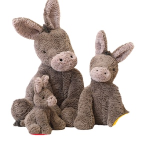 Nuevo lindo burro de peluche muñeca suave y cálido algodón Animal juguete para niñas disponibilidad al por mayor relleno de PP - Product Image 2