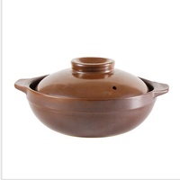 Casserole en céramique NEWELL pour usage domestique, pot en terre cuite avec couvercle pour la cuisson, la cuisine, le restaurant et le service à table