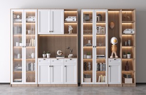 Stile moderno personalizzabile soggiorno libreria con porta nascosta in legno Design per la memorizzazione di uffici e biblioteca <span class=keywords><strong>libro</strong></span> di visualizzazione - Product Image 2