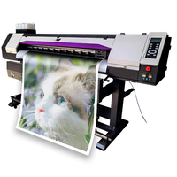 Impresora Eco-solvente de 1.6m 1.8m para Impresión de Vinilo Adhesivo, Impresora de Gran Formato Rollo a Rollo para Pequeñas Empresas