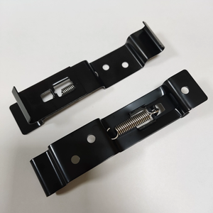 Soporte Rectangular para <span class=keywords><strong>Matrícula</strong></span> de Coche, de Acero Inoxidable con Resorte, Abrazaderas para <span class=keywords><strong>Remolque</strong></span>, Clip de Fijación Negro - Product Image 5