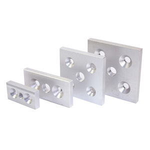 Aluminum Profile End Plate 3060 4040 4080 6060 8080 Flat Zinc Alloy <b>Sandblasted</b> For Home Improvement Hardware - Product Image 4