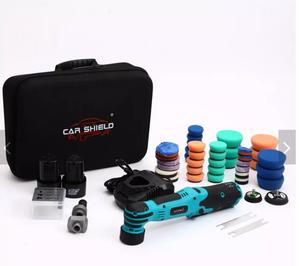 Vente en gros, Machine de polissage de voiture sans fil, Mini polisseuse numérique, Kit de tampons avec arbres d'extension - Product Image 3