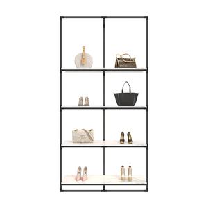 Отличное качество металлические стеллажи на заказ из нержавеющей стали черные настенные полки для хранения сумок - Product Image 2