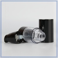 Flacon pompe sans air 15ml-200ml, flacon cosmétique sous vide avec pompe bec de canard, emballage pour sérum et hydratant pour soins de la peau