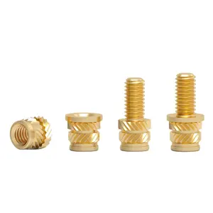 Heat staking knurling screws studs for thermoplastic plastic ABS M3 M4 M5