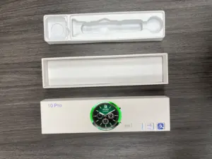 스마트 시계를위한 고급 맞춤형 로고 및 인쇄 뚜껑 및베이스 박스 SmartWatch 포장 상자 선물 상자