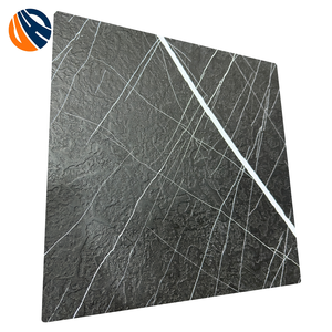 Panneau <span class=keywords><strong>mural</strong></span> commercial en PVC gaufré imperméable moderne, finition <span class=keywords><strong>ardoise</strong></span> 3D, ignifuge B1, pour hôtels et cuisines - Product Image 5