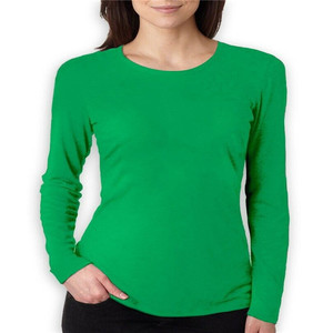 100% coton col rond graphique t-shirt femmes <span class=keywords><strong>vêtements</strong></span> à manches longues <span class=keywords><strong>femme</strong></span> t-shirt - Product Image 4