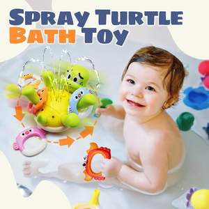 Bechotoy Enfants Électrique Pulvérisation <span class=keywords><strong>D</strong></span>'<span class=keywords><strong>eau</strong></span> Électrique Pulvérisation Tortue Ensemble <span class=keywords><strong>Jouet</strong></span> Piscine pour Enfants Baignades <span class=keywords><strong>Jouet</strong></span> - Product Image 6