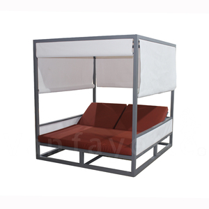 Area piscina mobili doppia ampia Chaise Lounge lettini per la vendita <span class=keywords><strong>lettino</strong></span> King Size 2 persona sdraiata lettini per piscina - Product Image 4