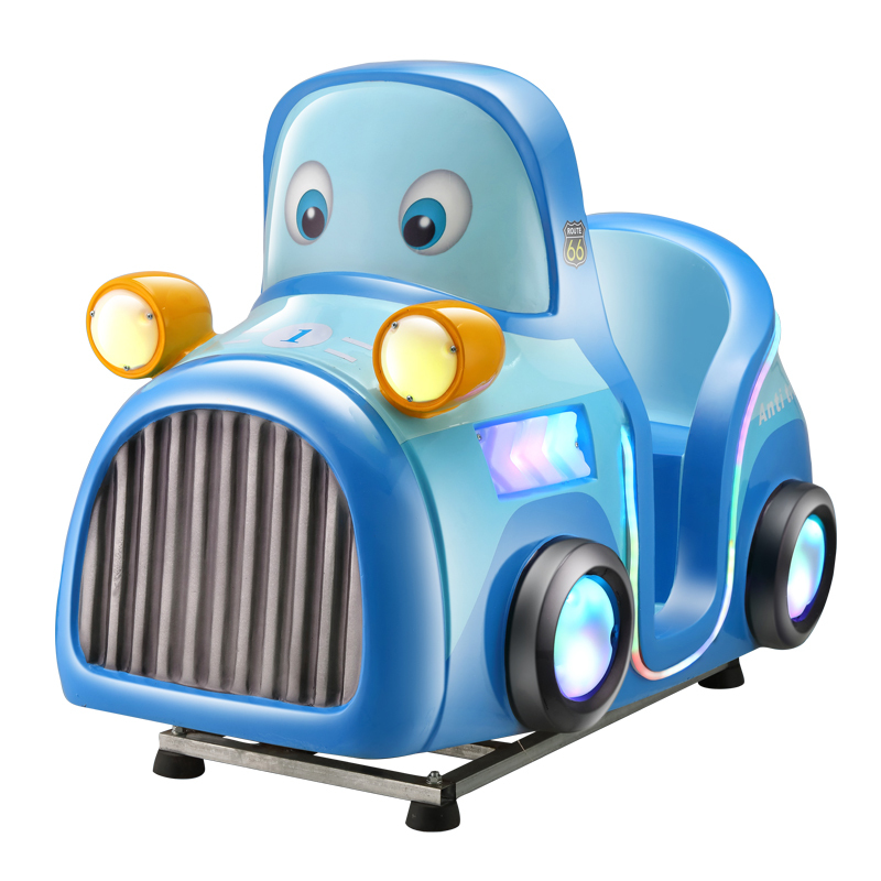 Voiture bleue
