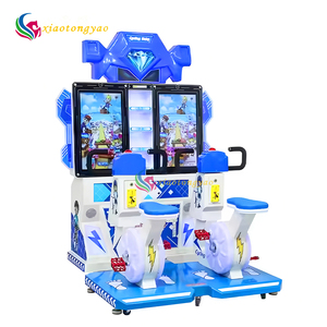 Máquina de Juego de Bicicletas Operada con Monedas XTY, Juego Electrónico Dinámico de Carreras de Autos para Niños - Product Image 2