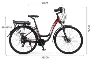 Bicicleta Eléctrica de 21 Velocidades, 48V, 14Ah, Batería de Litio, Motor Trasero, JD-EB-009, Bicicleta Infantil con Motor, JD-EB-009, JD-EB-009, JD-EB-009 - Product Image 6
