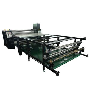 Meilleure machine de sublimation textile rotative élégante de Chine pour l'impression par transfert thermique sur tissu, avec moteur et plaque de presse à chaud pour papier - Product Image 4