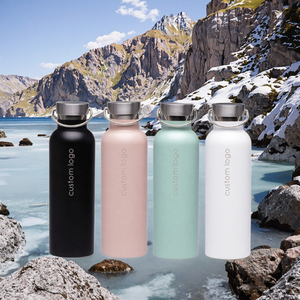 Bouteille d'eau sport en acier inoxydable 18/8, 750 ml, isotherme, à col étroit, très vendue, pour la rentrée scolaire - Product Image 3