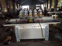 Houtbewerking Machine Verticale Scharnier Boren Drie Hoofden Scharnier Boormachine