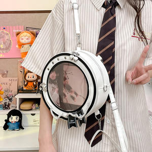 Bolso Ita de PVC transparente personalizado para damas y niñas, bandolera de hombro para mujer bonita con diseño de vela de forma personalizada - Product Image 1