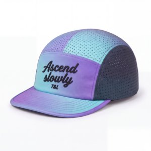 Custom Polyester Badge 5-Panel <b>Flat</b> Brim Adjustable Cap Waterproof Performance Fabric Outdoor Streetwear <b>Hat</b> for Men Women - Product Image 3