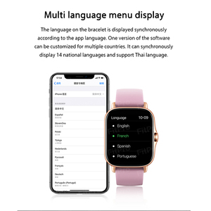 Montre intelligente H13, fitness, étanche, BT, compteur de pas, écran HD 1,81 pouces, faible consommation d'énergie, musique intelligente, <span class=keywords><strong>SMS</strong></span>, modes sportifs - Product Image 6