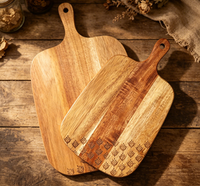 Planche à découper pliable en bois de qualité supérieure, durable, écologique, pour la cuisine, plateau de service pour fruits et légumes, en vente