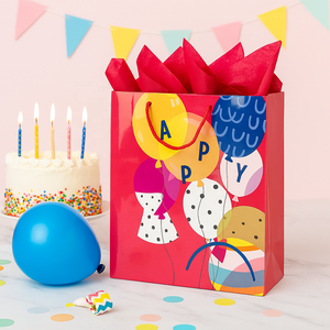 Tùy Chỉnh In Sang Trọng Thân Thiện Với Môi Bông Sợi Dây Thừng Xử Lý Các Tông Túi Giấy Cho Bao Bì Món Quà Sinh Nhật - Product Image 4