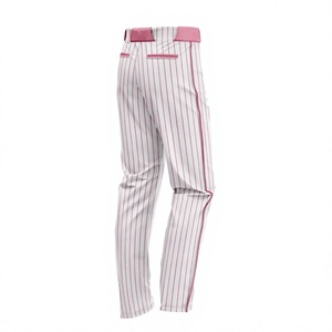 Pantalon de baseball respirant de couleur unie 100 % polyester, fabriqué au Pakistan, personnalisable avec votre marque, grandes tailles, unisexe, vente chaude en ligne - Product Image 2