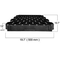 Grille verte Offres Spéciales HDPE vert plastique pavage herbe pelouse grilles produits de terrassement pour parking extérieur herbe pavés grille