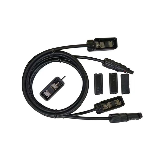 PV-JB070XY Top Hengda TUV Approved IP68 waterproof Split solar panel junction box 1500V 25A 2*1m solar cable