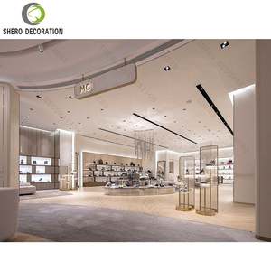 Exhibidor de Zapatos de Madera de Alta Gama Personalizado, Exhibidor de Zapatos Ecológico y Elegante <span class=keywords><strong>para</strong></span> Tiendas de Lujo, Diseño de Interiores - Product Image 2