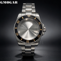 Boîtier de montre de plongée mécanique en acier inoxydable 40 mm avec verre saphir, bracelet 20 mm, mouvements NH34/NH35/NH36/NH38, boucle réglable